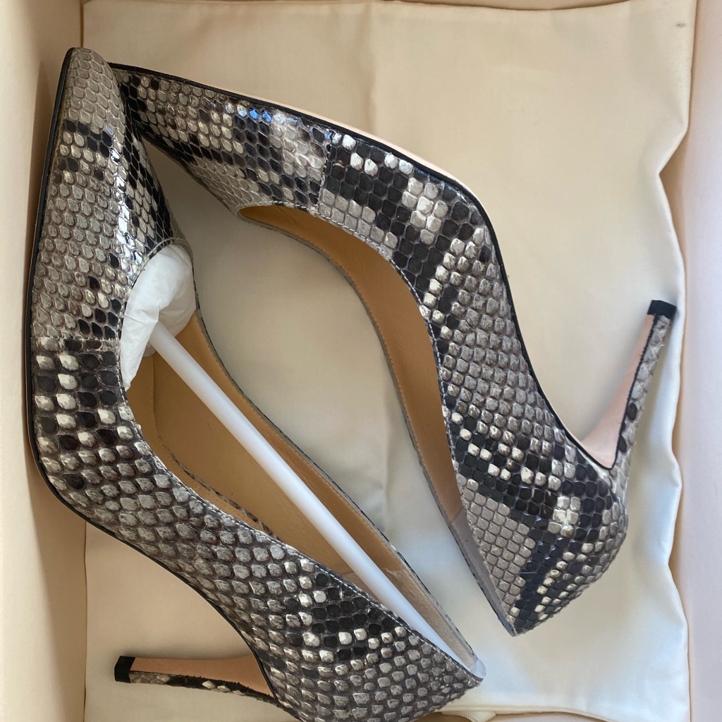 Alexandre Birman Size 36.5 Python Heels